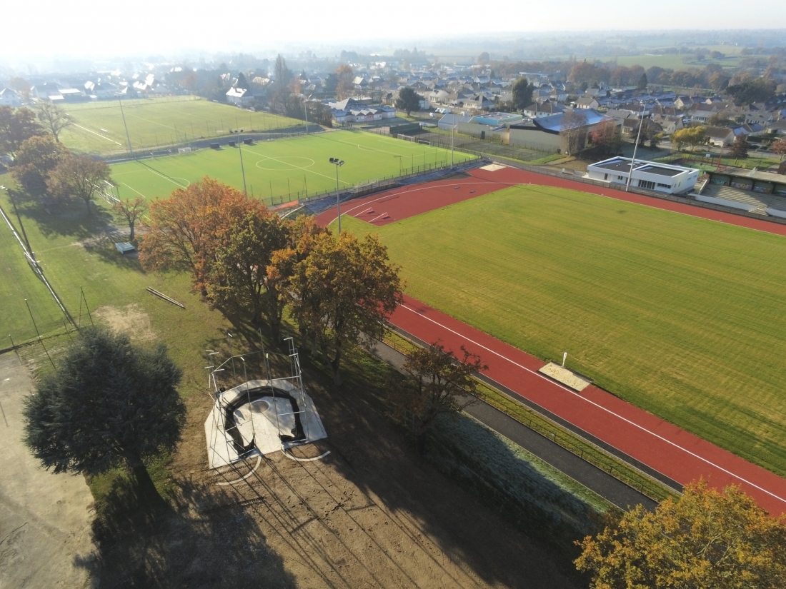Vue a&eacute;rienne &copy; Commune de Coss&eacute;-le-Vivien
