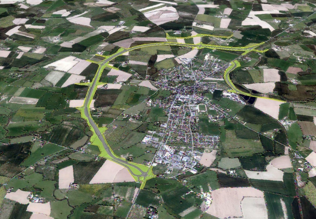 Plan contournement © Département de la Mayenne