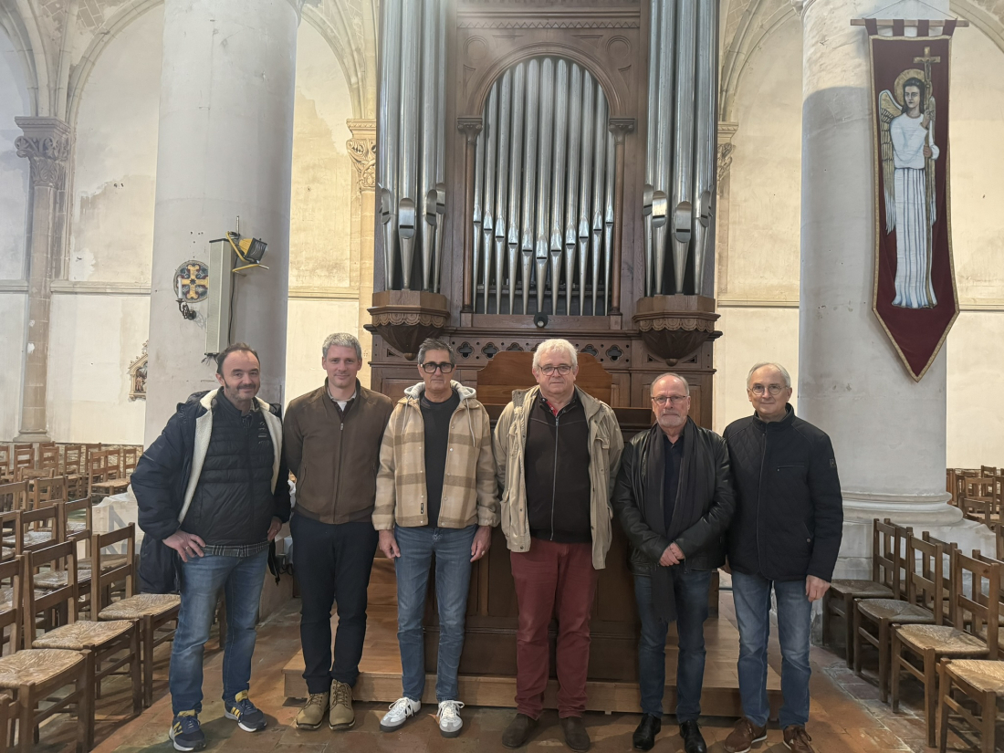 R&eacute;ception de l'orgue suite aux travaux de restauration le 6 novembre 2024