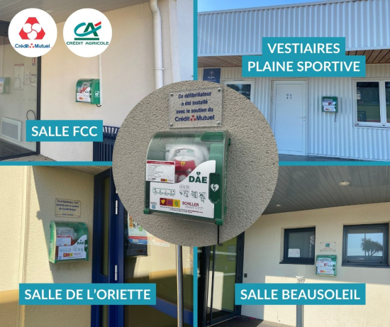 Les cinq nouveaux d&eacute;fibrillateurs