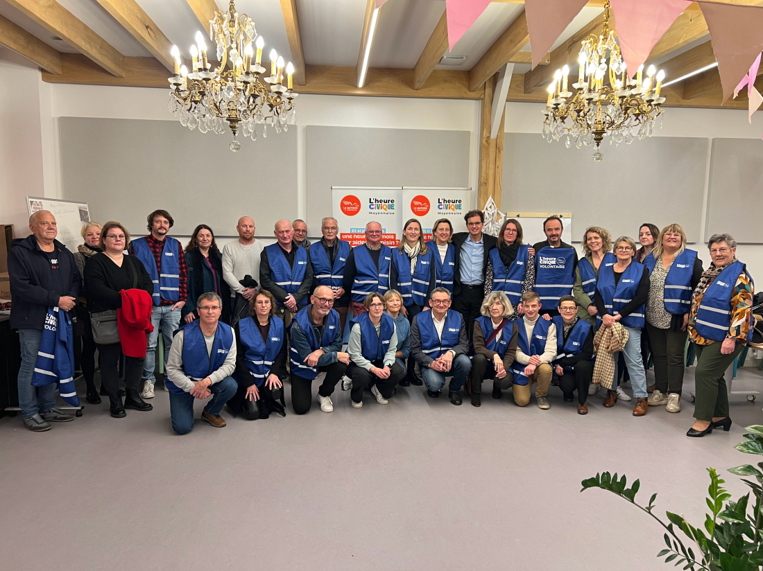 L'heure civique a &eacute;t&eacute; lanc&eacute; &agrave; Coss&eacute;-le-Vivien le mardi 26 novembre 2024 !