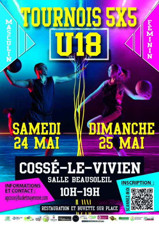 Affiche Tournoi de l'Avant-Garde Basket U18