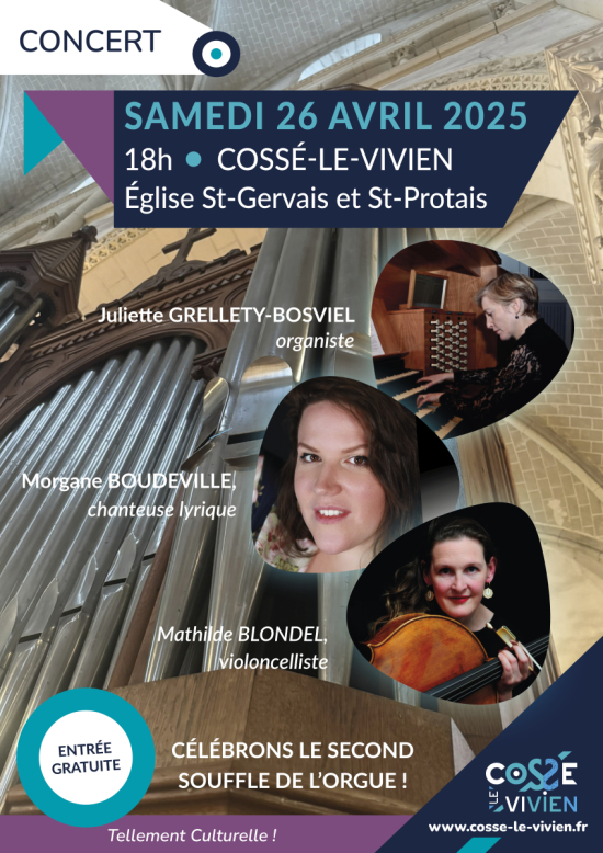 affiche concert orgue cossé-le-vivien