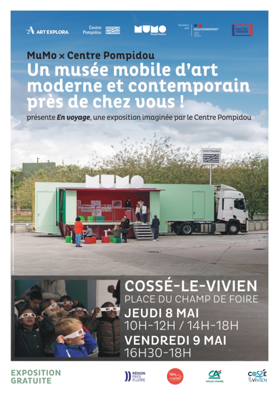 Le camion-musée MUMO x Centre Pompidou à Cossé-le-Vivien