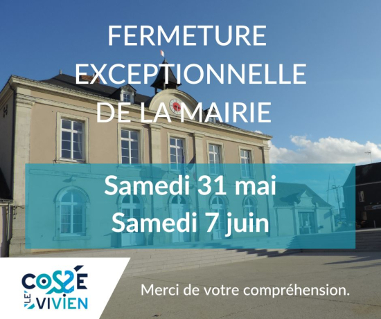 fermetures mairie