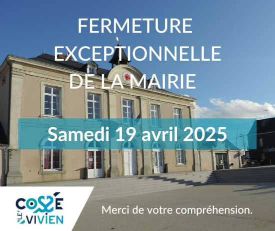 fermeture mairie