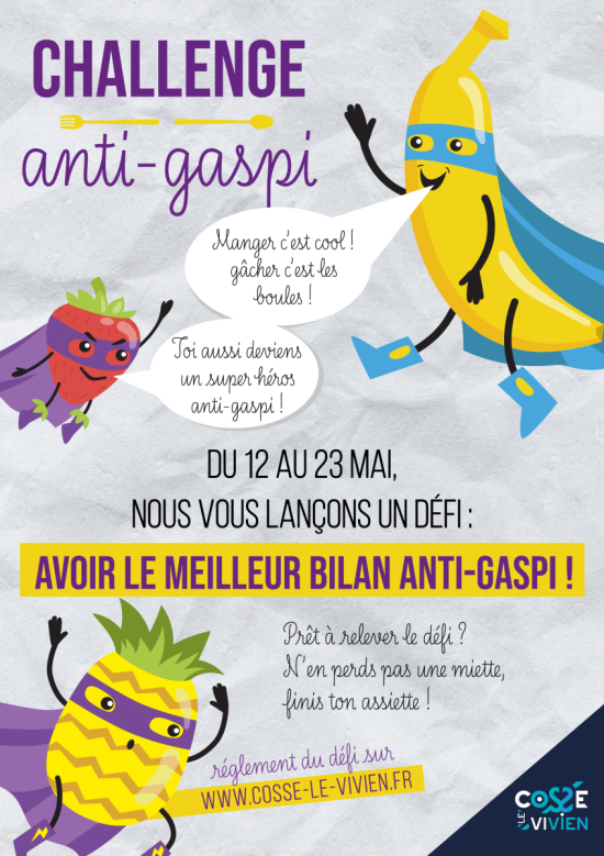 challenge anti-gaspi Cossé-le-Vivien