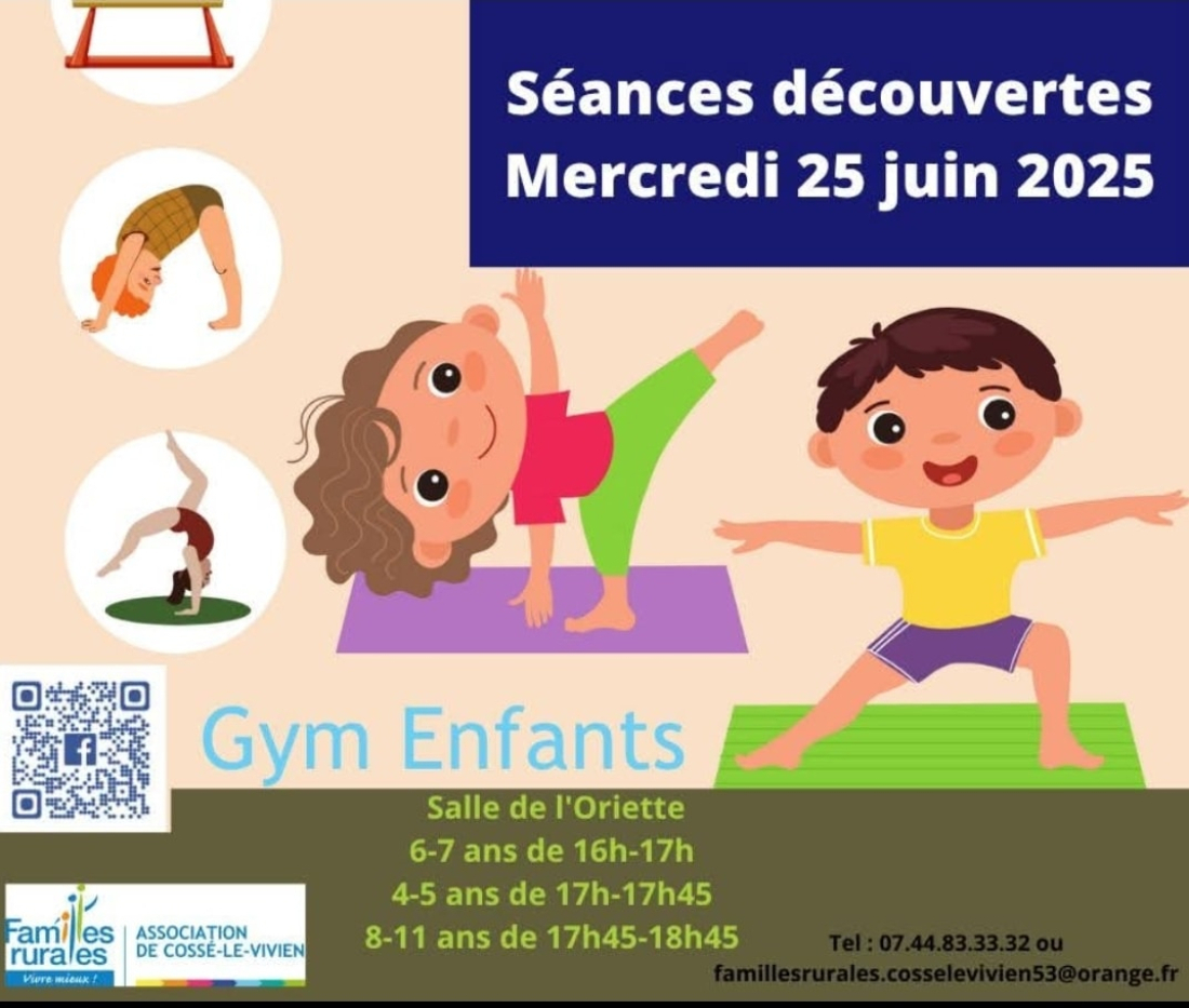 portes ouvertes gym enfants cossé-le-vivien