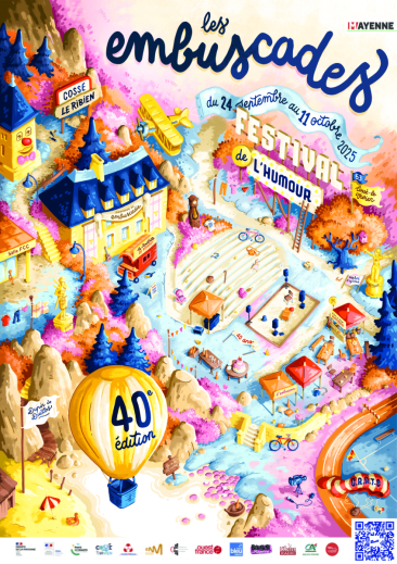 Affiche du festival des Embuscades