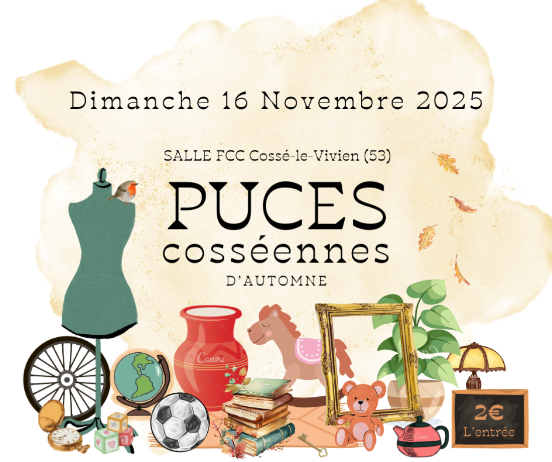 affiche puces cosséennes 2025