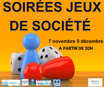 Soirée jeux de société 