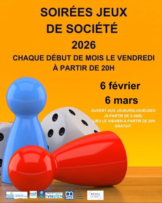 Soirée jeux de société