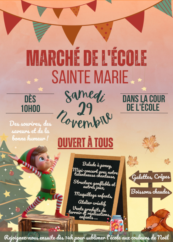 Marche de l'ecole