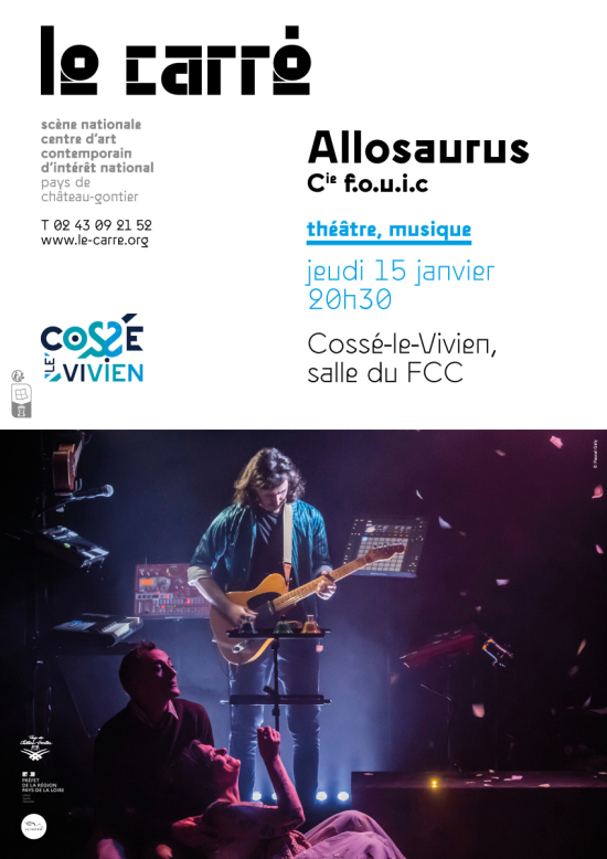 théâtre "Allosaurus" à Cossé-le-Vivien