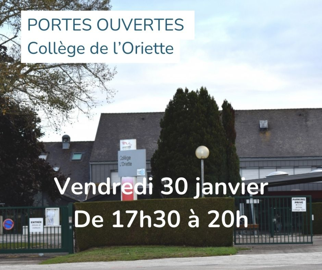 Portes ouvertes du coll&egrave;ge de l'oriette de coss&eacute;-le-vivien