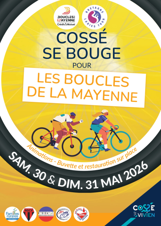 Coss&eacute; se bouge pour les Boucles de la Mayenne 2026