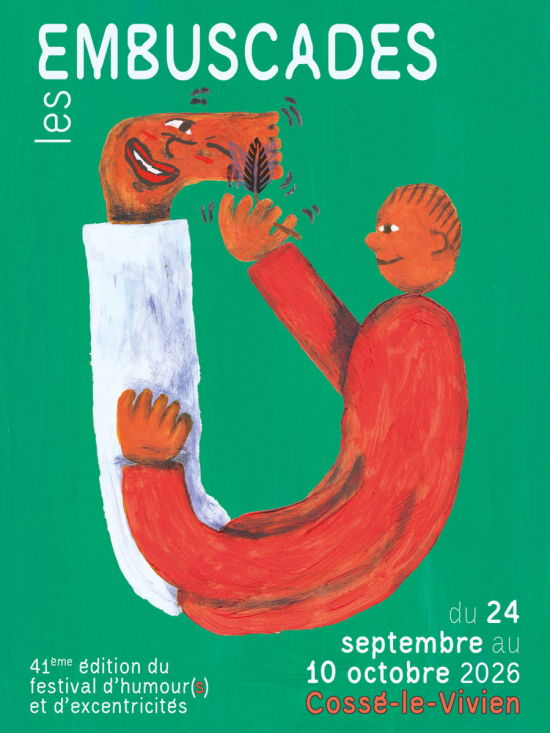 Affiche Festival d'Humour et d'Excentricités 2026 à Cossé-le-Vivien