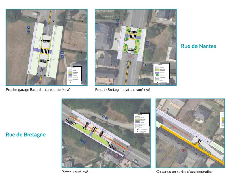 Aménagements de sécurité routière aux entrées de bourg